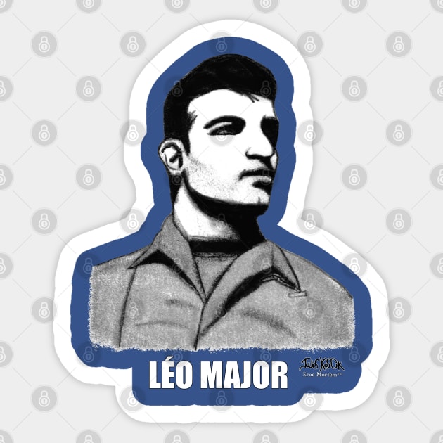 Léo Major Portrait Sticker by Eros Mortem 